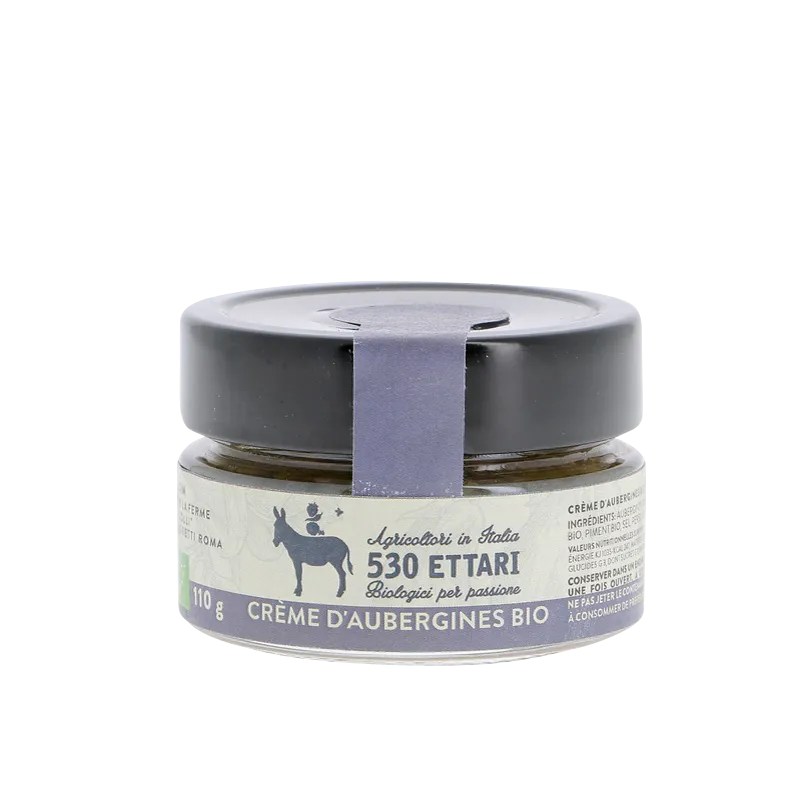 CREME BIO AUBERGINES 110G