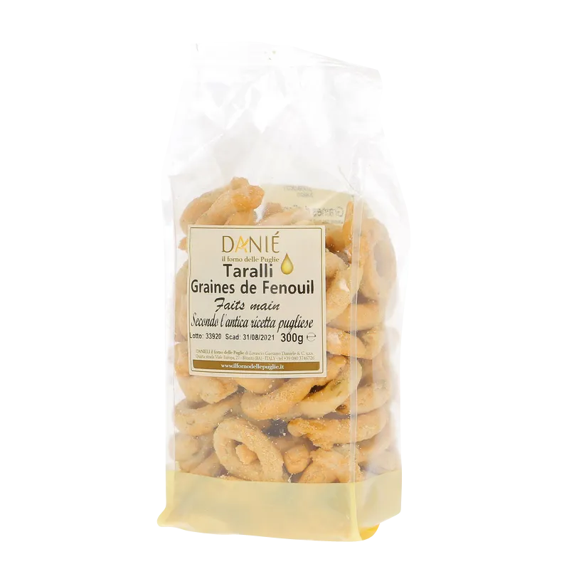 TARALLI ARTISANAUX FENOUIL 300G DANIELI