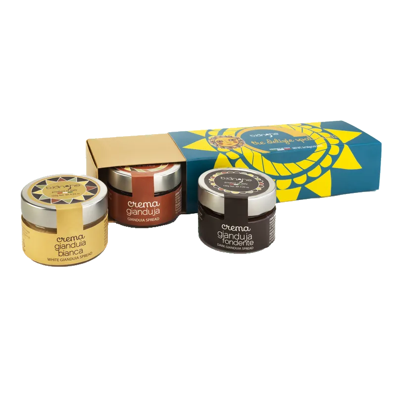 Trio de crèmes gianduja
